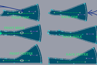 make all kinds of clothing sewing patterns with cad grading