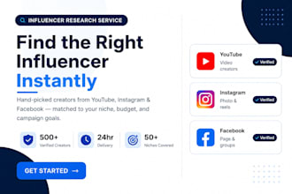 find best instagram , youtube influencer