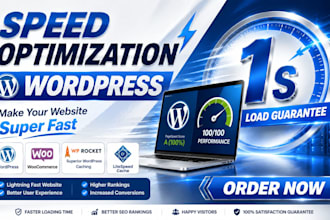 skyrocket wordpress speed for 1s load time and improve seo
