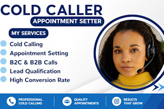 be your USA id cold caller appointment setter telemarketing sdr b2c cold calling
