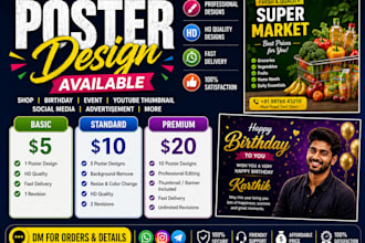 create professional business posters and flyers