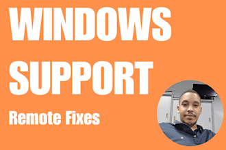remotely fix windows PC and software issues