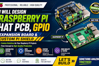 design raspberry pi hat pcb gpio expansion board and custom pi shield