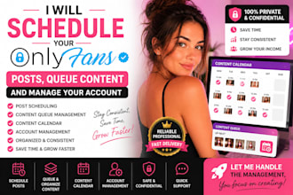 schedule your onlyfans posts, queue content and manage your account