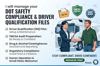 manage your dot safety compliance and driver qualification files