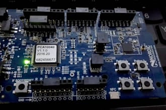 do firmware programming and iot pcb system, fpga, nrf52, stm32 sensor integratio