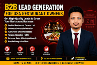 do b2b lead generation for USA restaurant owners