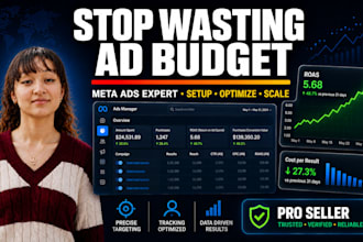 run high converting facebook ads manage, setup fb meta ads, instagram marketing