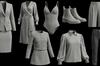 create custom second life mesh clothing, animesh maitreya secondlife clothing
