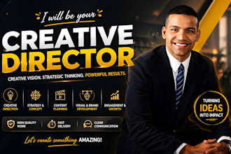 be your creative director for brand design, content visual strategy
