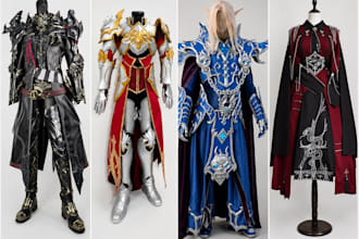 design and create custom cosplay costume, armor, prop