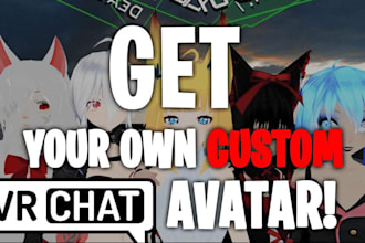 create and rig a custom vrchat or vtuber avatar