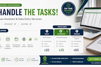 handle your administrative tasks professionally