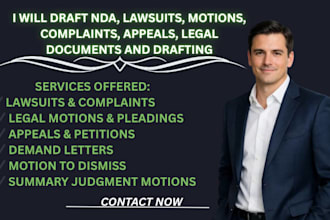 provide florida california civil litigation and legal drafting support
