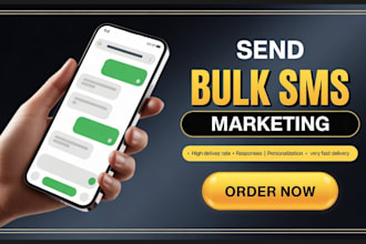 send bulk SMS marketing campaign, text message, bulk SMS blast and SMS