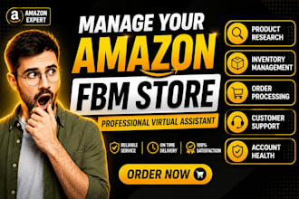 be your amazon dropshipping VA for automation and management