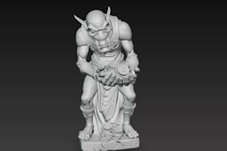 mold3d dark fantasy collectible,horror creatures,tabletop model,avatar stl print