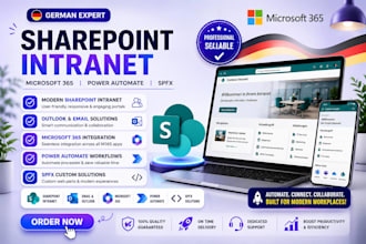 build german sharepoint intranet with microsoft 365