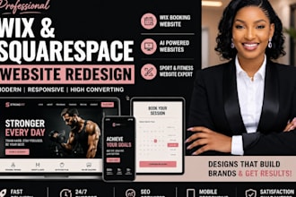 redesign rebuild wix squarespace ai sport website redesign wix booking website