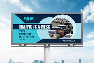 design billboard, yard sign, signage, signboard, or banner ads, advertising sign