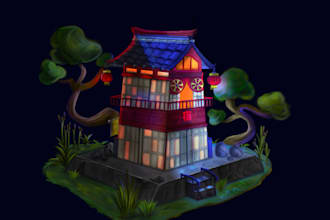 design 2d game environment concept art