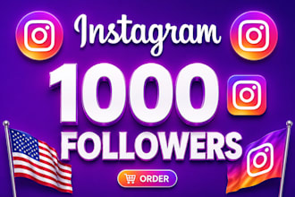 add 1000 real usa instagram followers
