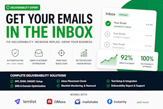 fix email deliverability and inbox placement