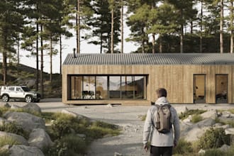 remodel existing forest house, woodland retreat, chalet bungalow, ranger station