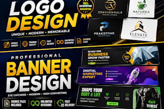 do social media banner design advertising banner design and rollup banner design