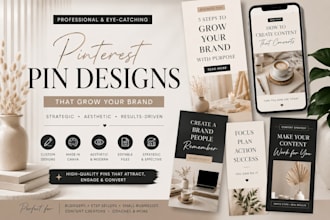 create aesthetic pinterest pins in canva