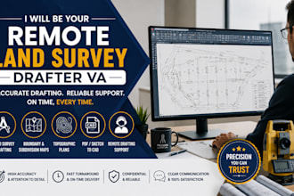 be your remote land survey drafter VA