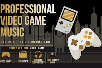 compose immersive game music for your project
