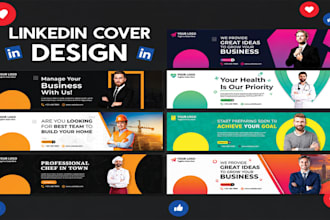 design a professional linkedin banner