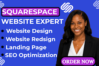 design or redesign a responsive squarespace website using fluid engine