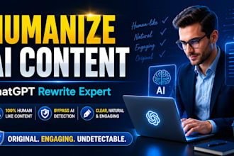 humanize ai content and rewrite chatgpt text naturally