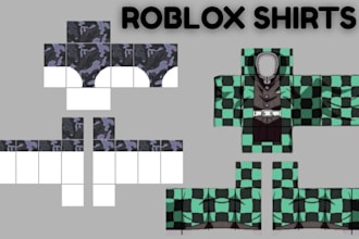 create trendy roblox clothing designs, y2k, anime, streetwear, uniforms