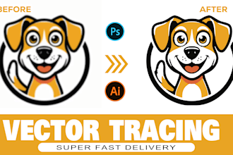 convert logo image to vector tracing