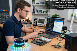 build smart audio and led control systems using esp32
