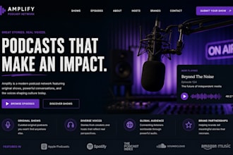 designsquarespace podcast network website episode archive website audio branding