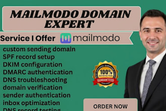 setup mailmodo custom sending domain and dns records
