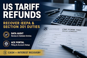 setup ace portal and audit 7501 for ieepa and cape tariff refund declaration
