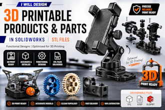 design industrial parts in solidworks