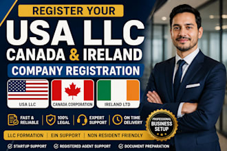 do USA company registration, llc formation and ein for non residents