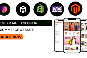 design a beautiful shopify multivendor marketplace website ecommerce marketplace
