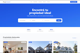 do a website for a real estate business