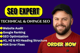 do on page and technical SEO, website audit, google search console indexing