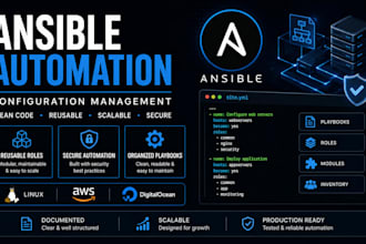 automate server configuration with ansible