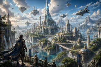professional ai gaming channel art