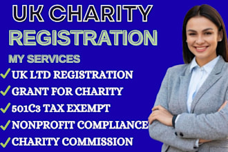 handle uk charity register charity commission501c3 non profit registration ukltd