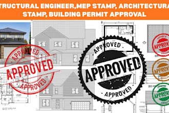 do structural civil mep engineer stamp for florida georgia nyc permit approval
